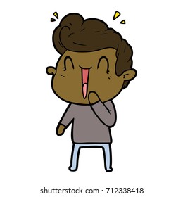 animador emocionado