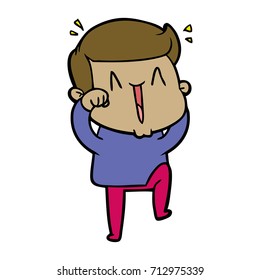 homem animado desenho animado