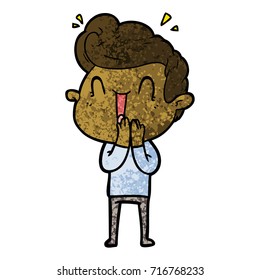 animador emocionado