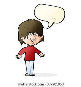 un hombre con burbuja de habla
