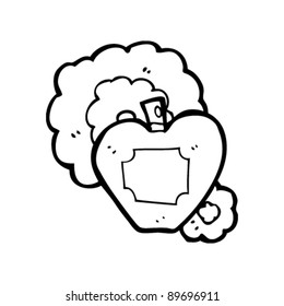 cartoon expensive perfume