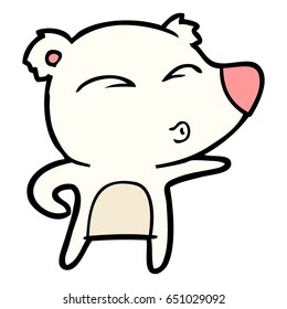 cartoon explaining polar bear