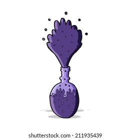 cartoon exploding chemicals