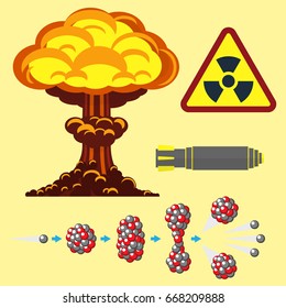 Cartoon explosion boom effect animation game sprite sheet explode burst blast fire comic flame vector illustration.