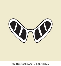cartoon expression isolated on white background