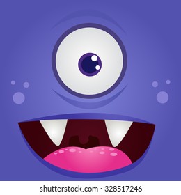 Cartoon expression monster