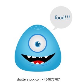 Cartoon expression monster