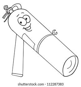 Cartoon-Feuerlöscher