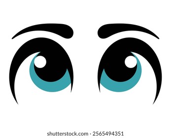 cartoon eye expression art illustration
