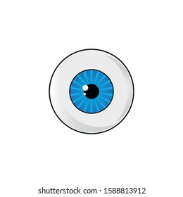 Cartoon eye illustration. Design template vector