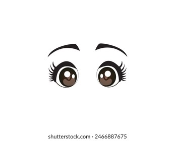 Cartoon Eye In Vector High quality original trendy vector of anime cartoon eyes.