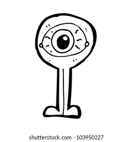 cartoon eyeball character
