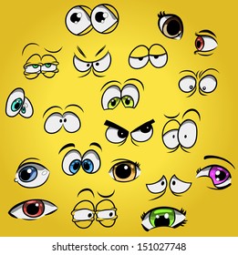 Cartoon eyes