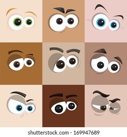 cartoon eyes