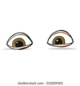 cartoon eyes