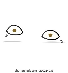 ojos de caricatura