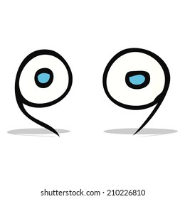 cartoon eyes