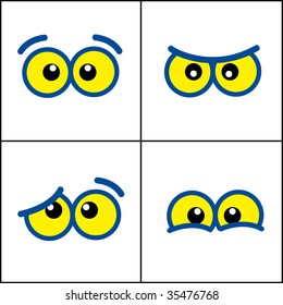 Cartoon eyes