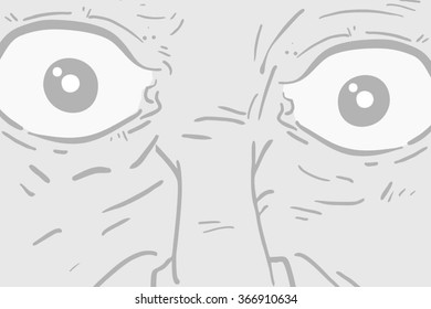cartoon eyes