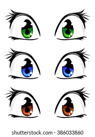 48,638 Brown cartoon eyes Images, Stock Photos & Vectors | Shutterstock