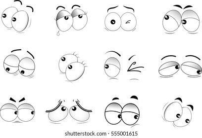 cartoon eyes