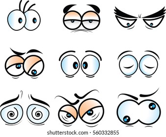 cartoon eyes