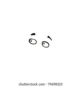 ojos de caricatura
