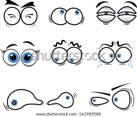 cartoon eyes