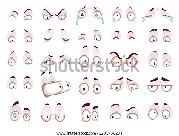 Des Yeux De Dessin Anime Oeil Image Vectorielle De Stock Libre De Droits