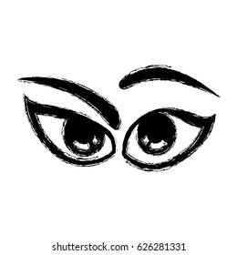 Cartoon eyes expression