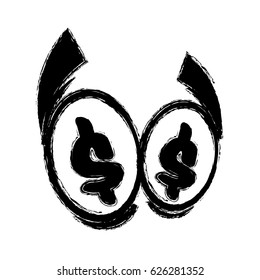 Cartoon eyes expression