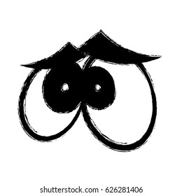 Cartoon eyes expression