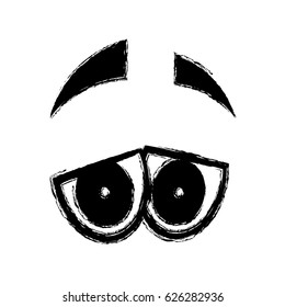 Cartoon eyes expression