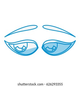 Cartoon eyes expression