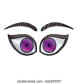 Cartoon eyes expression