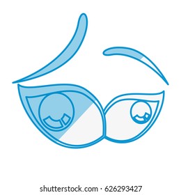 Cartoon eyes expression