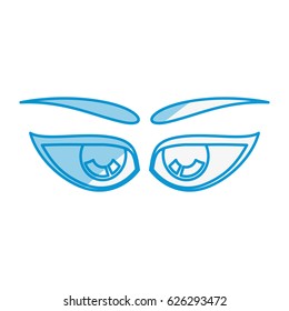 Cartoon eyes expression