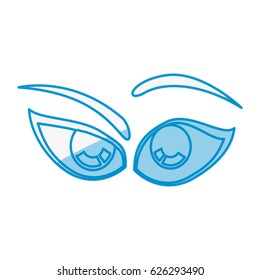 Cartoon eyes expression