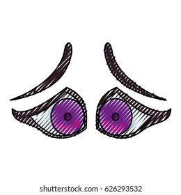 Cartoon eyes expression