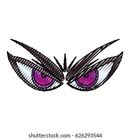 Cartoon eyes expression