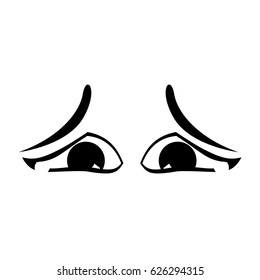Cartoon eyes expression