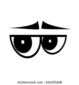 Cartoon eyes expression