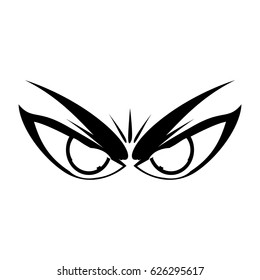 Cartoon eyes expression
