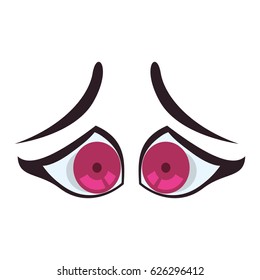 Cartoon eyes expression