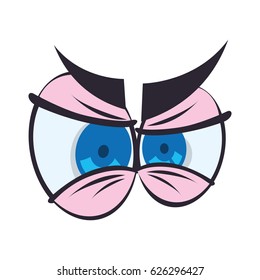 Cartoon eyes expression