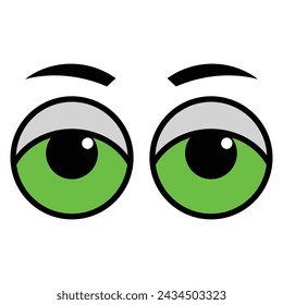 Cartoon eyes icon design, illustration design
