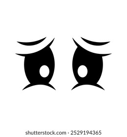 Cartoon Eyes icon design template
