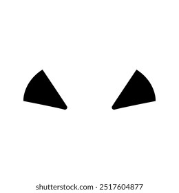 Cartoon eyes icon vector. Halloween eyes illustration sign. Eyes symbol or logo.