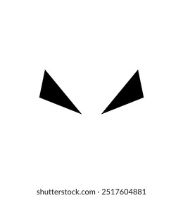 Cartoon eyes icon vector. Halloween eyes illustration sign. Eyes symbol or logo.