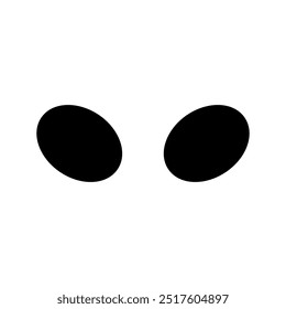 Cartoon eyes icon vector. Halloween eyes illustration sign. Eyes symbol or logo.